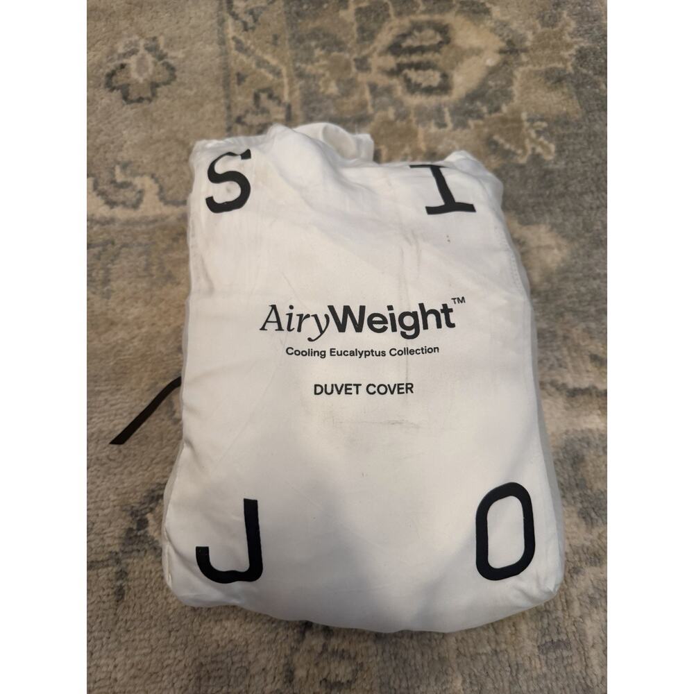 SIJO AiryWeight Eucalyptus Tencel Duvet Cover KING/CAL K NEW $175